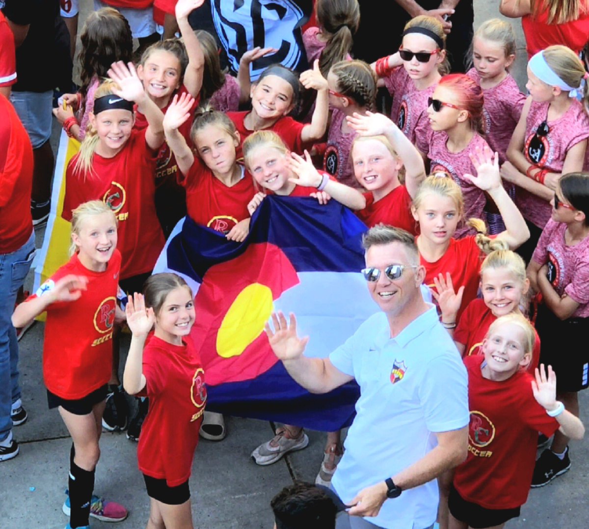 jason_hilgers's tweet photo. Representing @RealColoSoccer at the #premiersupercopa in Salt Lake City. Opening ceremonies with 2011G National, 2012G National, and 2013B Academy. #ThisIsReal https://t.co/lbfniXywll