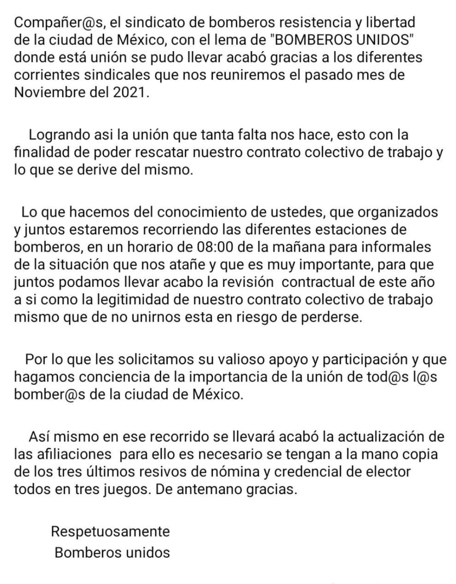 Bomberos CDMX👨🚒 tweet media