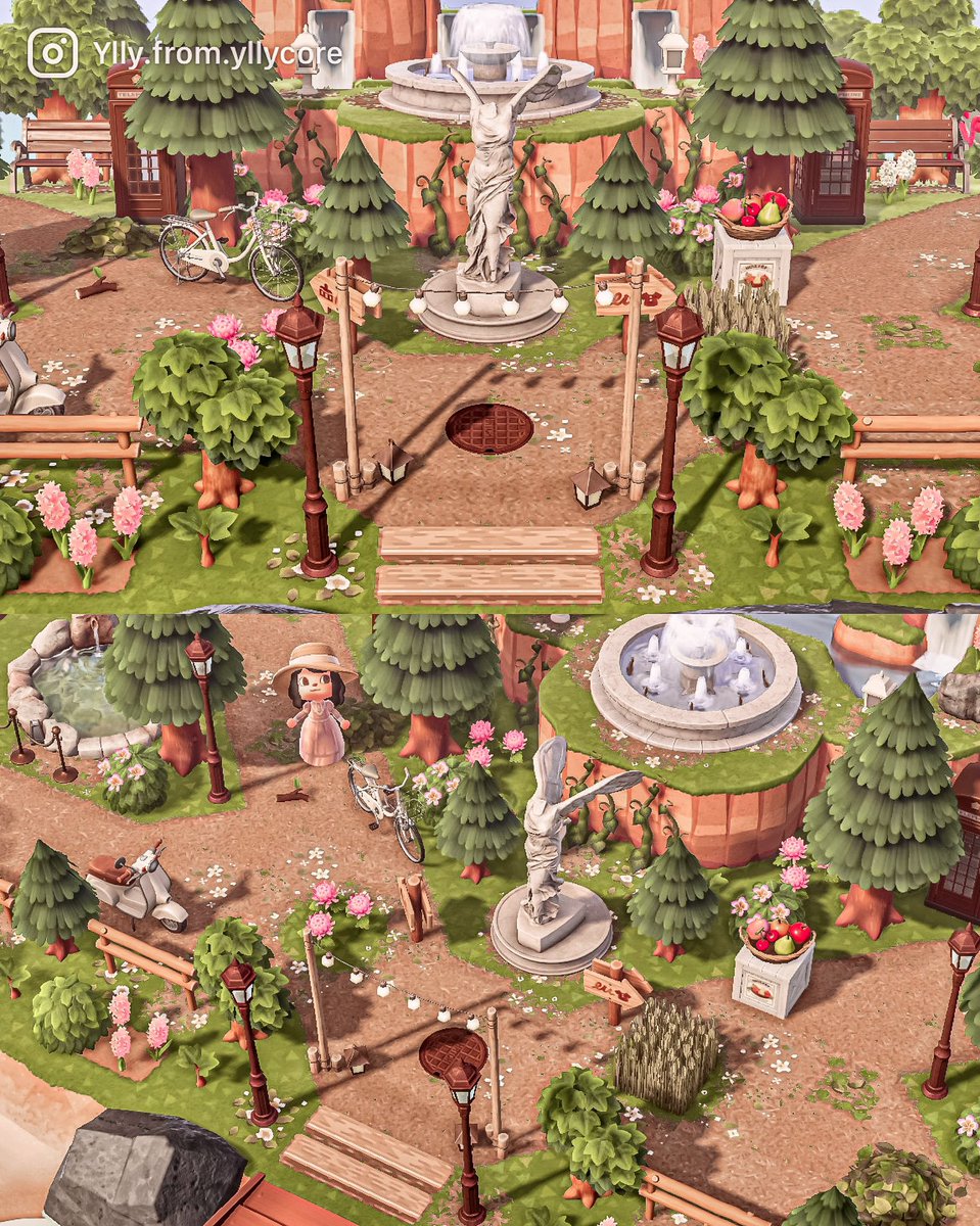 YLLY_COZY_GAMES's tweet photo. I finish the entrance 😀🥰 

Path by @boiscrossing 

#ACNH #AnimalCrossingNewHorizons #AnimalCrossing https://t.co/fdMoy1lcAw