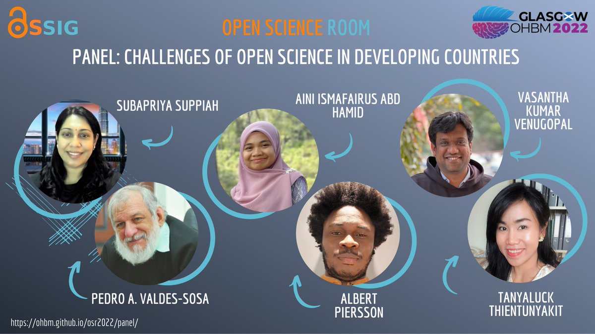 Hey #OHBM2022 fam! The first #OSR panel is here:  "Challenges of #OpenScience in Developing Countries". See you in 1h!  crowdcast.io/e/panel-1-chal…