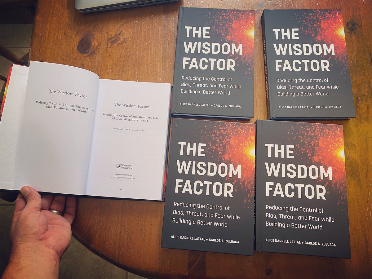 CandesBCBA's tweet image. Received our first set of copies of The Wisdom Factor.  Couldn’t be happier with the quality of the book by KeyPress. Official launch date is June 28th, 2022! #thewisdomfactor, #abatechnologies #wisdom