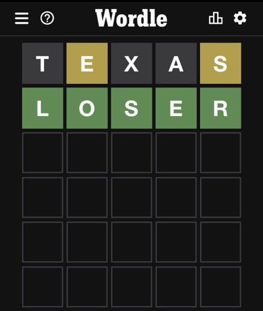 BarstoolTexasAM's tweet photo. spoiler alert on today’s wordle https://t.co/p7l837g0NN