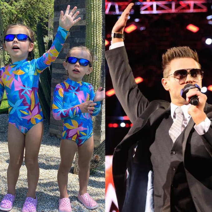 They get it from their dada 🤪 Happy Fathers Day @mikethemiz ❤️ On t&rsquo;aime tr&egrave;s fort 😍🥰😘 https://t.co/<a href="/tag/payback"class="tags"><span>#payback</span></a>