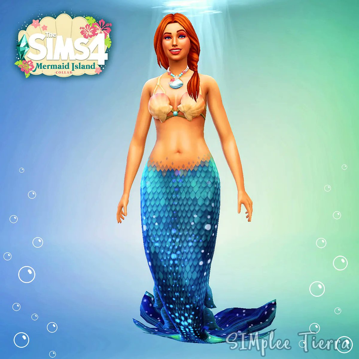 Tierra_Cruz_'s tweet photo. 🧜🏽♀️Princess Coral of the Sea. Rules the Mermaid kingdom with her big sis, Sirena. You can find the Mermaid sisters on my gallery: Tewa86. #showusyoursims #TheSims4 #sims4mermaids #CreateASim https://t.co/WlxdEArx29