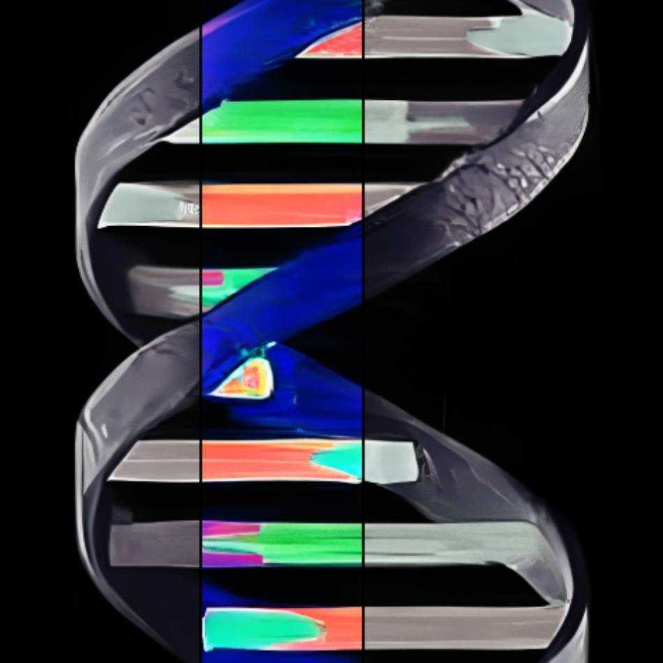 #_tn__bio_
The deoxyribonucleic acid (DNA) molecule contains a code composed of the chemicals; adenine (A), thymine (T), cytosine (C), and guanine (G).