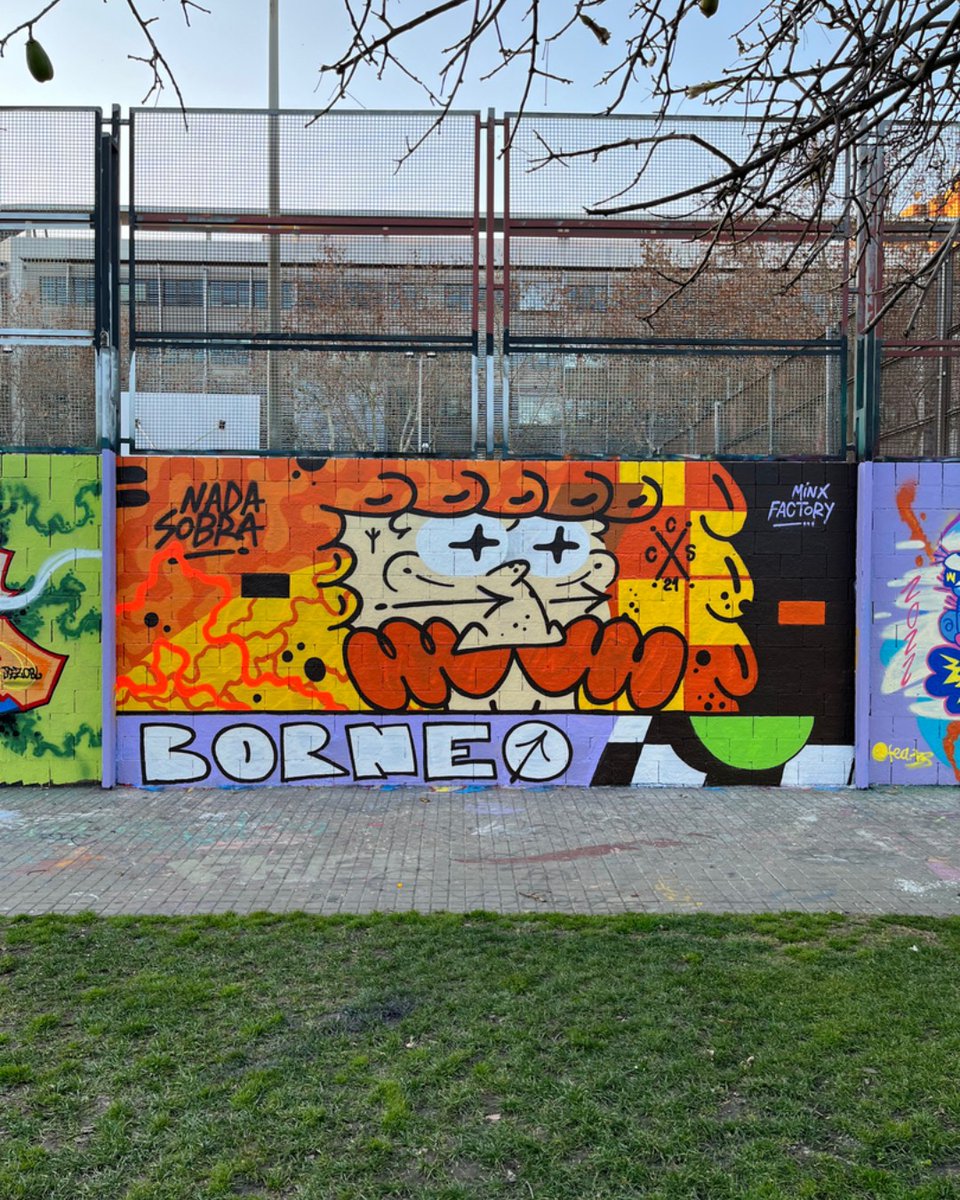 Artist: <a href="/borneomodofoker/">Borneo Modofoker</a>
Wall: #Barcelona, #TresXemeneies, #pintura #colores #muralismo #mural #streetartbarcelona #arteenlacalle #artalcarrer #artist #arte #streetartbcn #graffiti #graffitibarcelona #instagraff #streetart #barcelonastreetart #montanacolors #arteurbano #wallspot