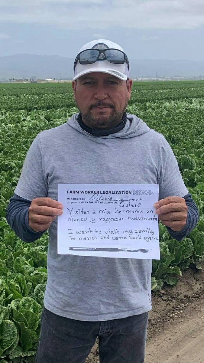 Octavio is a Salinas area vegetable worker and the proud father of 3 children. He hasn't been able to see his parents in Mexico for 30 years. This #FathersDay I want to ask Congress to support immigration reform because it will help farm workers like myself. #WeFeedYou