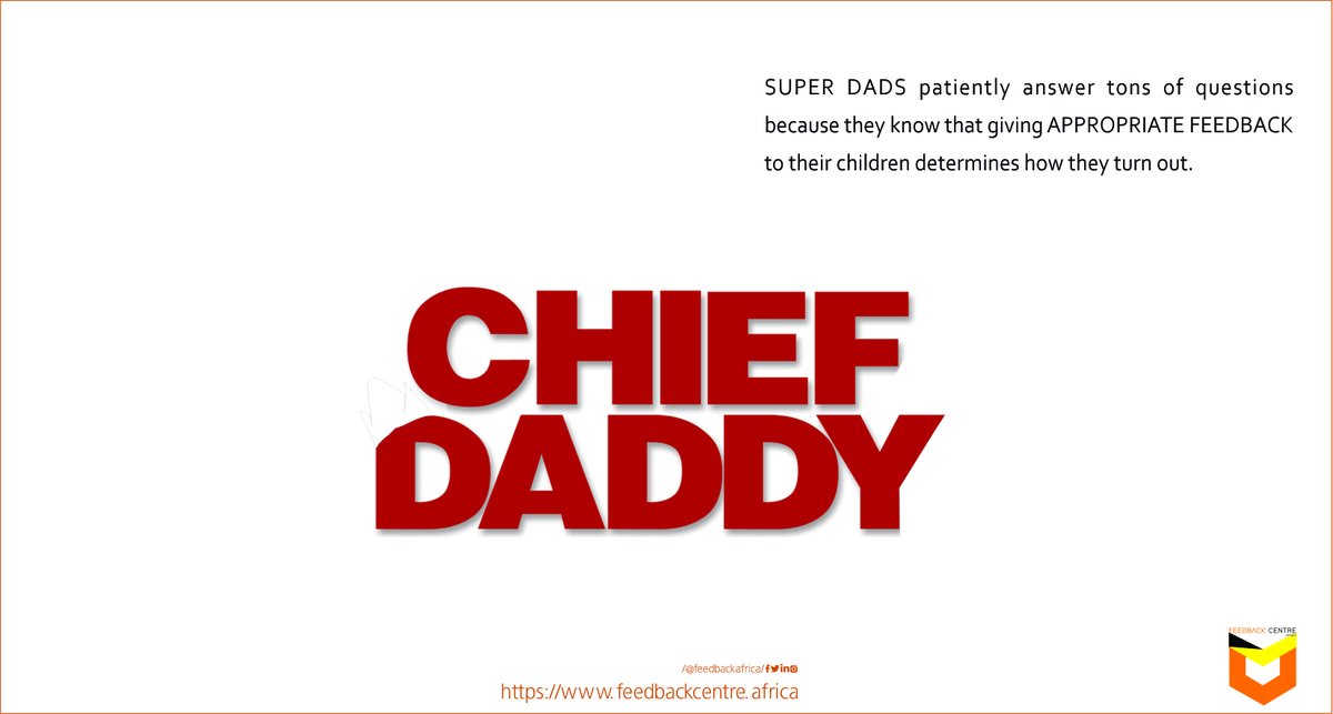 feedbackafrica's tweet photo. To every #chiefdaddy out there, HAPPY FATHER’S DAY. #FathersDay #SuperDads #FathersDay2022 https://t.co/6lhNhUTBf4