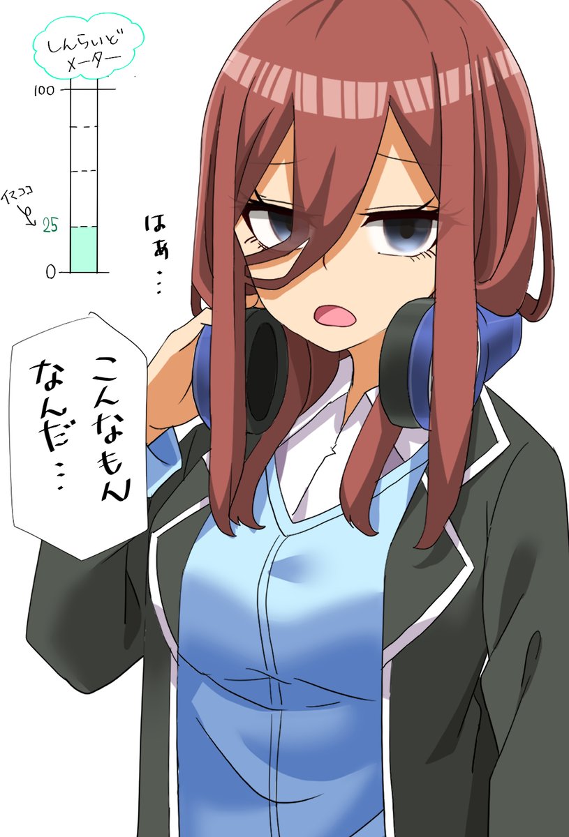 いいねRTで少しずつ心を開いてくれる三玖②
#五等分の花嫁 