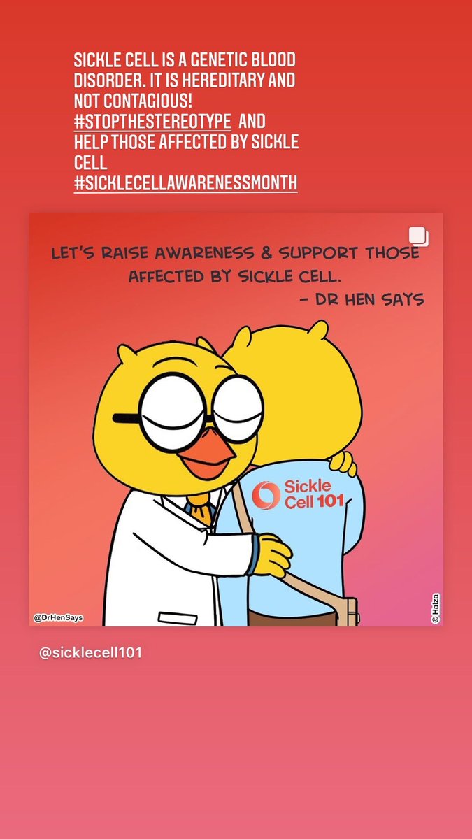 dibba_fatima's tweet photo. Thought I’d leave this here. June 19th is World Sickle Cell Day, Sickle Cell is a genetic blood disorder, it is hereditary and can be passed on from Parent to Child. Be sickle aware and know your genotype! #STOPTHESTEREOTYPE and support those affected 1/2 https://t.co/kapypwdnn7