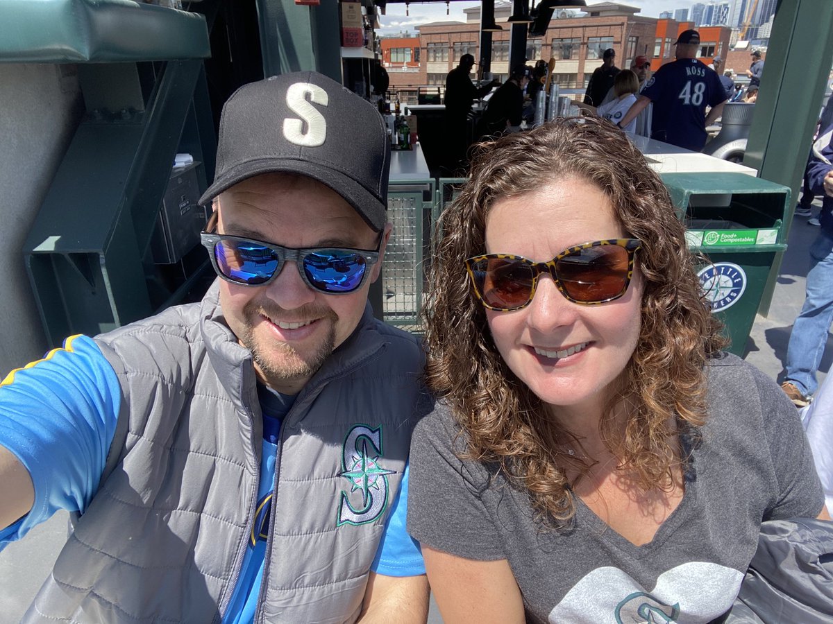 ScottThielman's tweet photo. Cristi and I enjoying the Juneteenth/Father’s Day on the Trident Deck. #SeaUsRise https://t.co/VEhJyLraeT