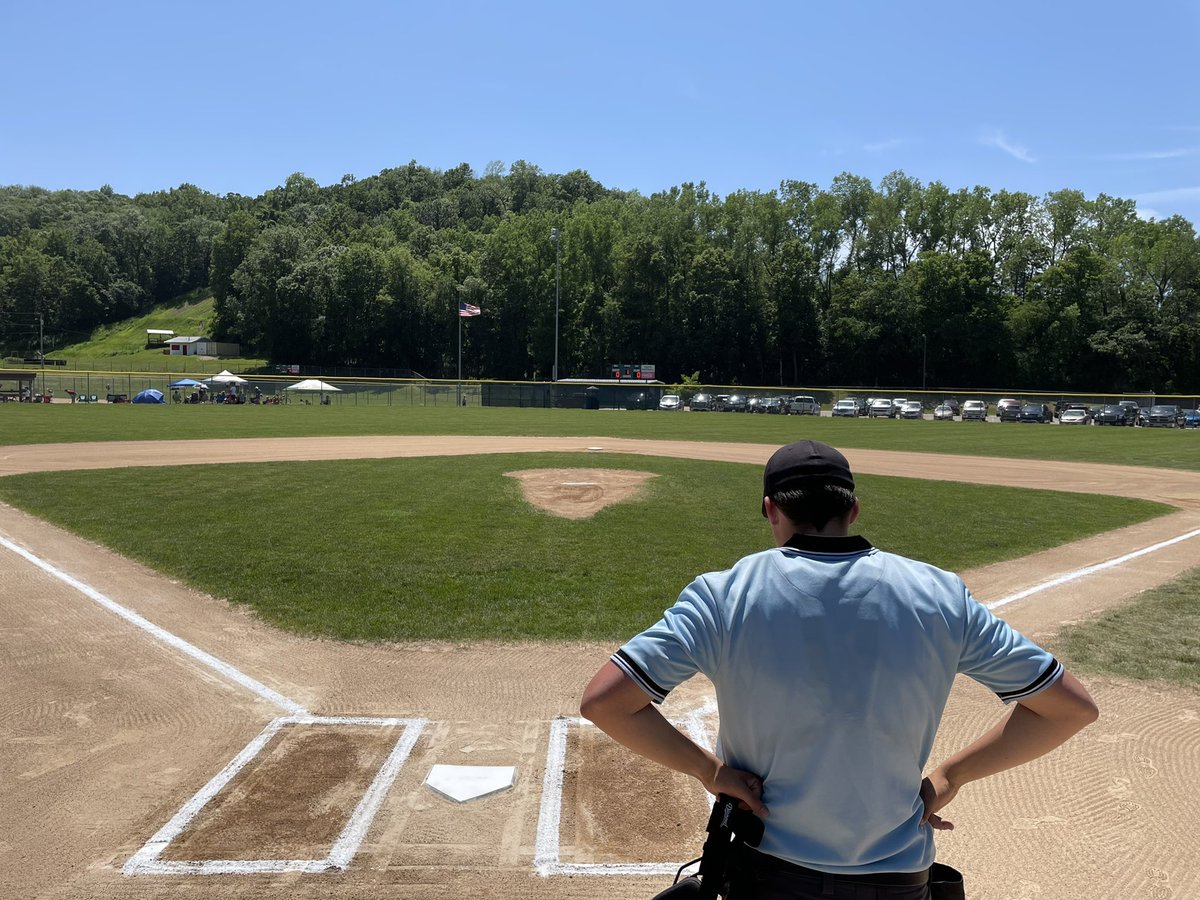 CorThor74's tweet photo. Had fun getting the field (on-deck circles) ready for the 10AA Championship game here in Red Wing (Minnetonka vs. River Falls). https://t.co/pB6XHcW3s8