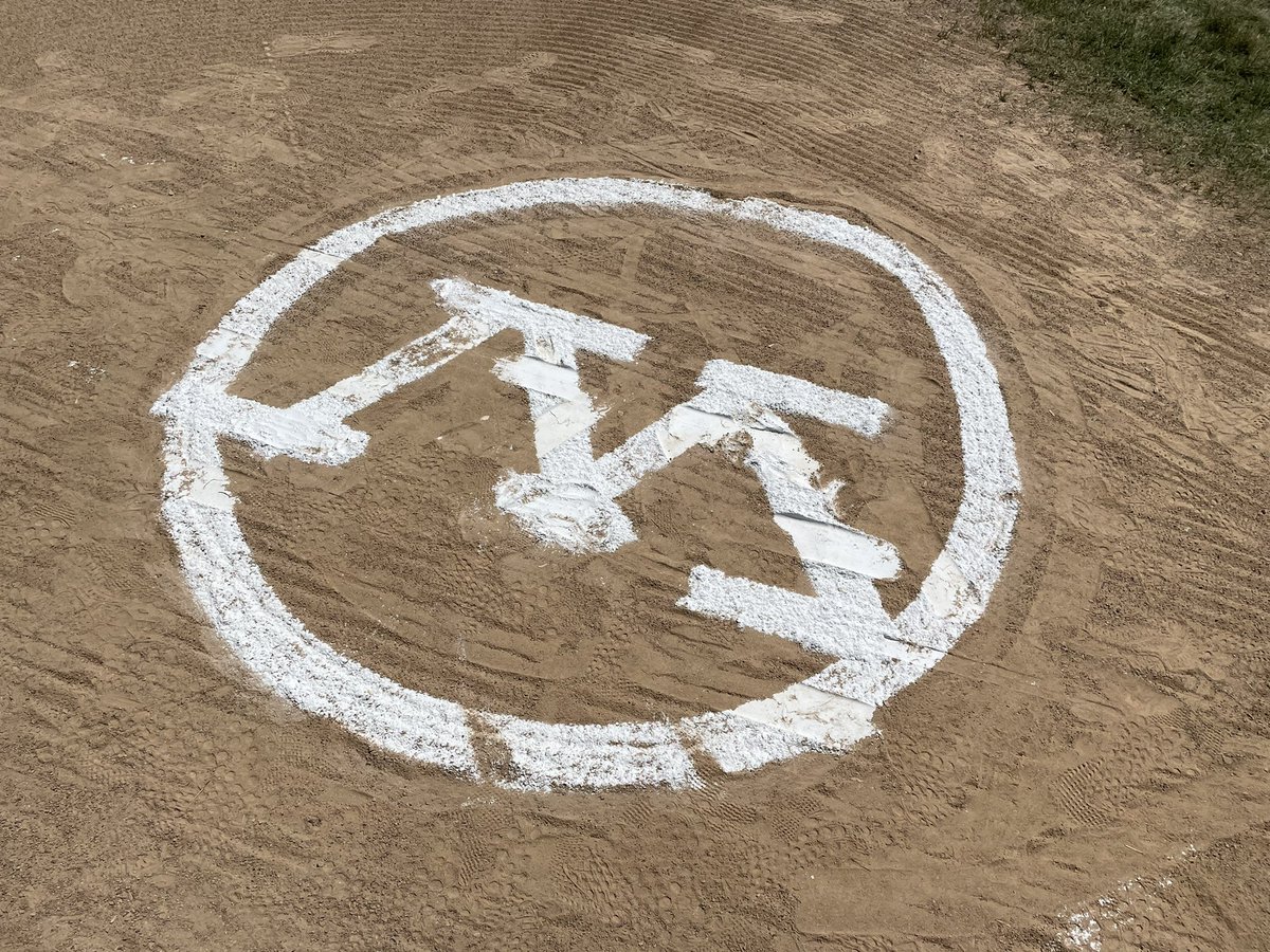 CorThor74's tweet photo. Had fun getting the field (on-deck circles) ready for the 10AA Championship game here in Red Wing (Minnetonka vs. River Falls). https://t.co/pB6XHcW3s8