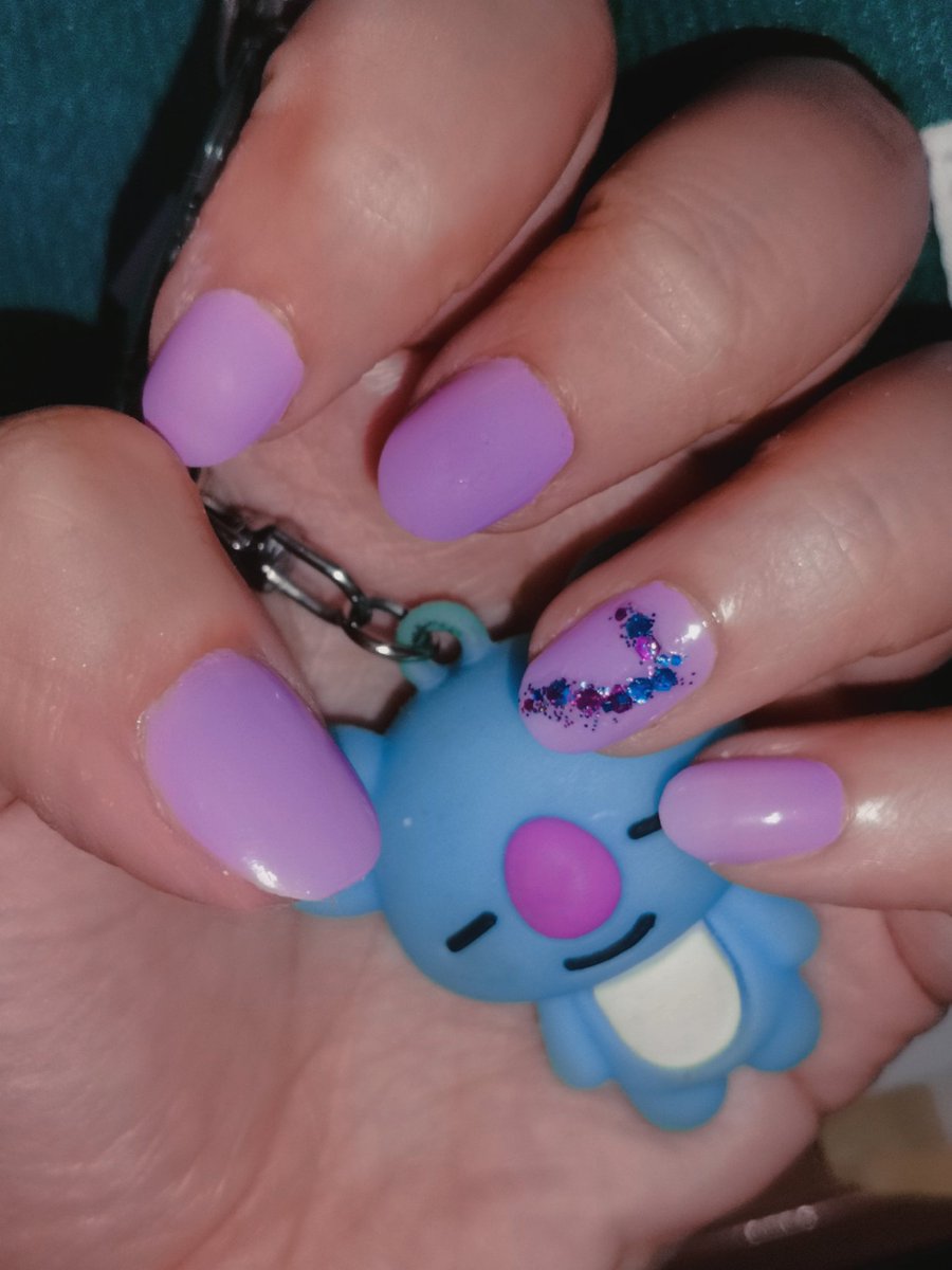 stanbangttan's tweet photo. i can't do the tattoo, not yet,
but i do want to honor them somehow

for now it's nails, and when i come up with decent (not copying anyone's) tattoo, it'll be that too

#BTS #thankyouBts #purpleyou https://t.co/J7tBQgdd6K