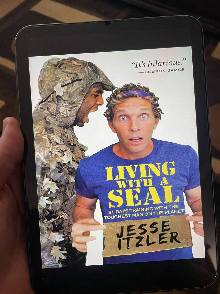 clharr2's tweet photo. Just completed book # 8 on the year - #LivingWithASeal by @jesseitzler https://t.co/4cZWsoau6G