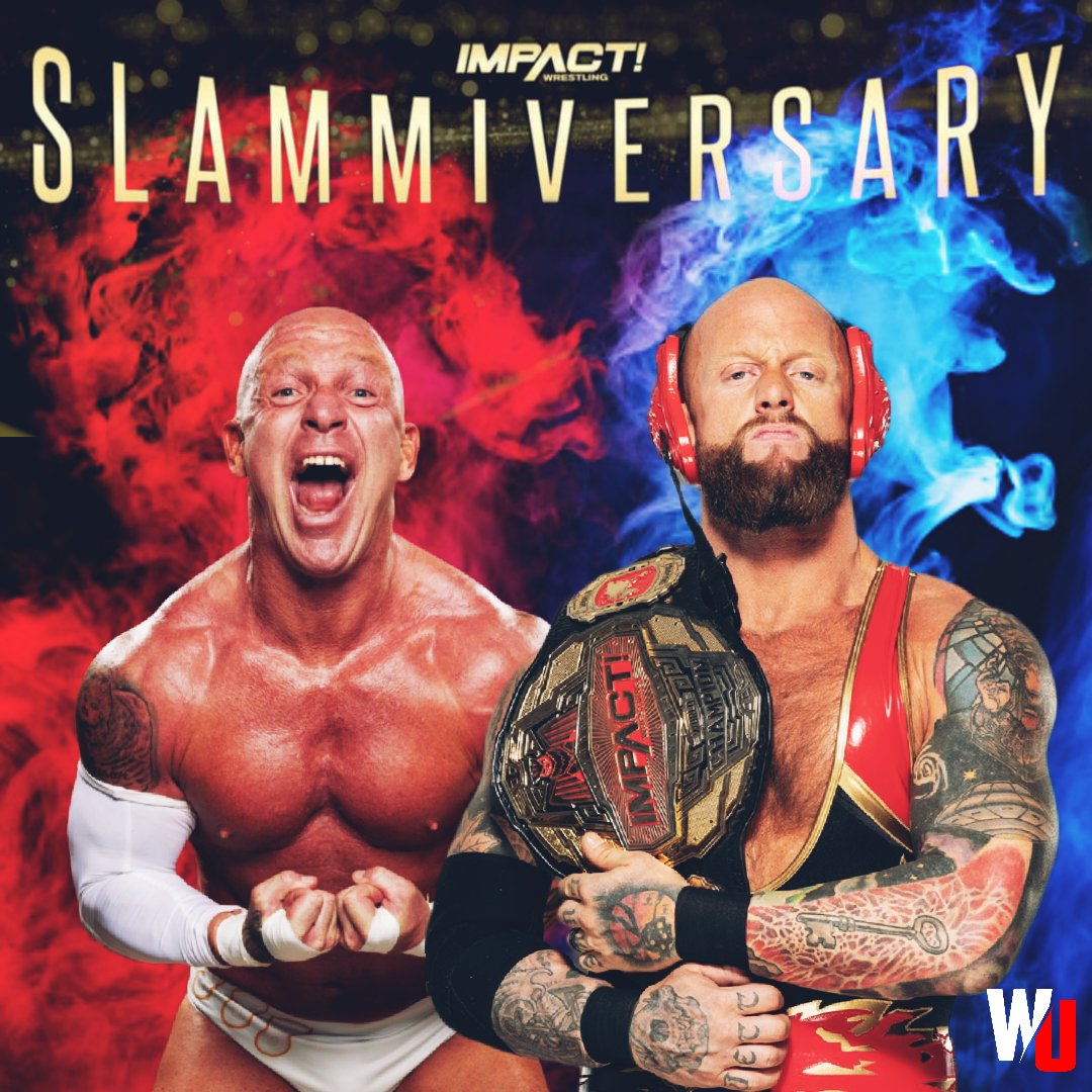 UVProducts's tweet photo. Tonight on @IMPACTWRESTLING presents #Slammiversary live on @FiteTV #IMPACT20
World Championship Match
@Walking_Weapon
VS
ERIC YOUNG
#IMPACTonAXSTV #WatchImpact
#Prowrestling #wrestling https://t.co/qMQg2mmYDU