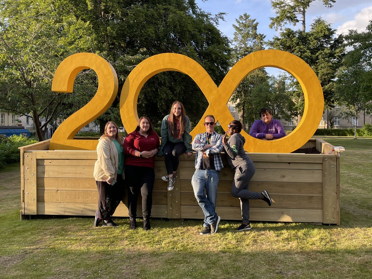 ChiefExecTSDSU's tweet photo. The incoming and outgoing sabbatical officers for @UWTSDunion ahead of their first day of training tomorrow on the beautiful @UWTSDLampeter campus.

@UWTSD https://t.co/U38dTqxJ24