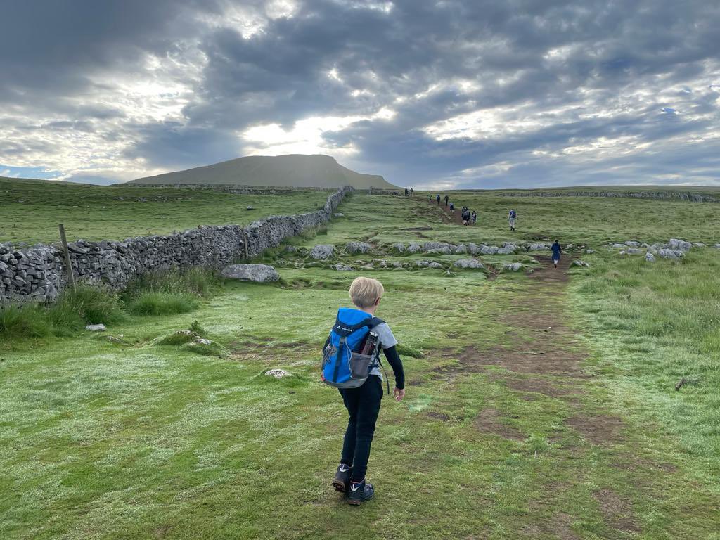 rachcptr's tweet photo. What a superstar Tobias 🤩 so proud of you @WestBrettonJIPE @WestBrettonJI Attempting Yorkshire Three Peaks. Tobias walked Two peaks  and around 35km 🙀🤩👏❤️ https://t.co/IaLUdjrwuf