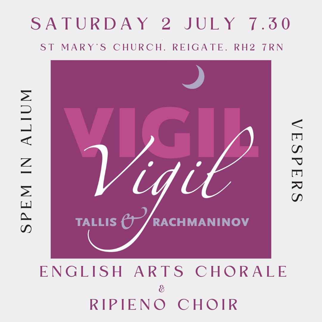 Performance 2 of EAC’s collaboration with <a href="/RipienoChoir/">The Ripieno Choir</a> is on July 2nd in #Reigate #Surrey TICKETS: englisharts.org Very positive audience feedback from the first concert #choralmusic #singing