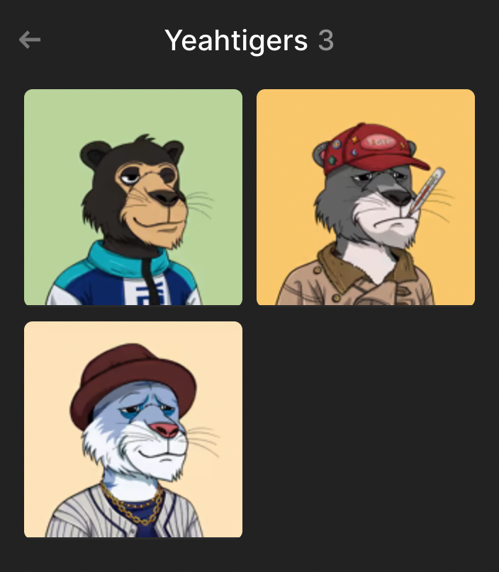 Yeah Tiger!!!  Yeah, Gonna make it?
#newpfp #newprofilepicture #nftsolana #SolanaNFT #NFTs #NFTCollection #NFTdrop #NFTCommumity #NFTProjects #NFTsales