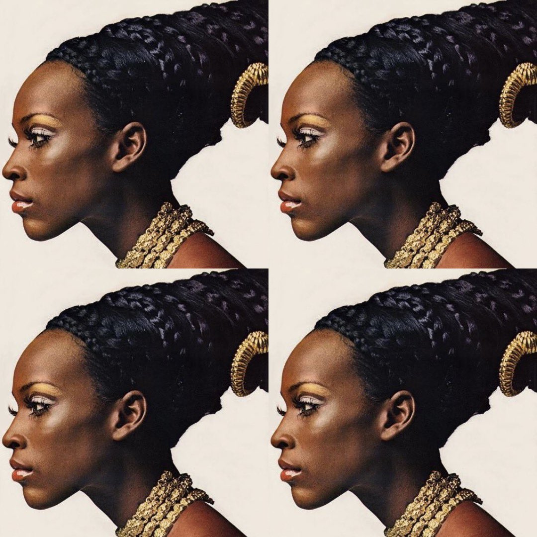 hamabeautyinc's tweet photo. Naomi Sims was the first Black woman to grace the cover of Ladies Home Journal, a milestone for the ‘Black is Beautiful’ Movement which aimed to dismantle Eurocentric
Anti-Black notions of beauty. She later created a successful line of wigs and wrote several books on modeling.💃🏾 https://t.co/Z5aUbhydY5