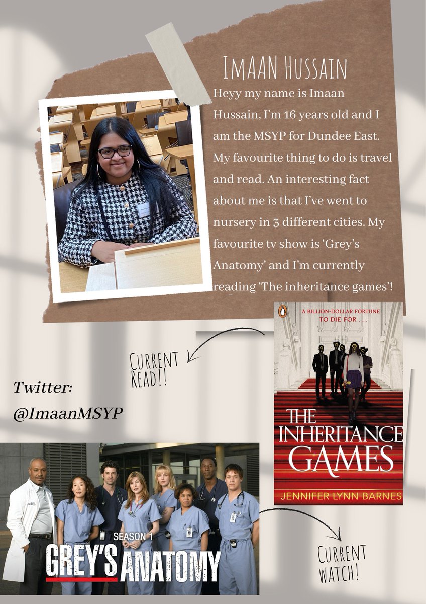 Introducing.... drumroll 🥁 The great members of this great committe!!

First we have Imaan Hussain @ImaanMSYP