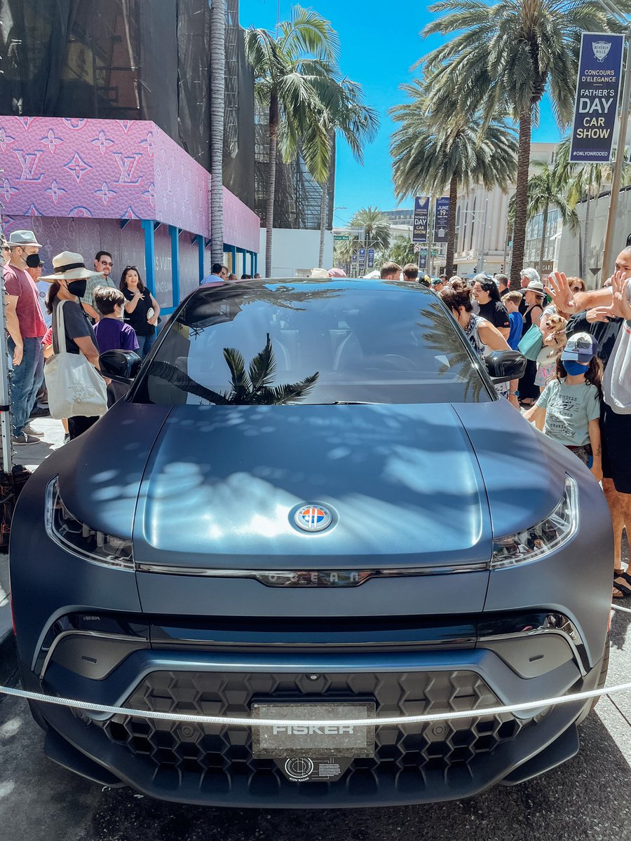 _dantevincent_'s tweet photo. So glad I got to see the new Fisker Ocean in person at the Rodeo Drive Concours d'Elegance. Reserved mine in March and hope to be in the drivers seat soon. https://t.co/e4y9ehZUPh