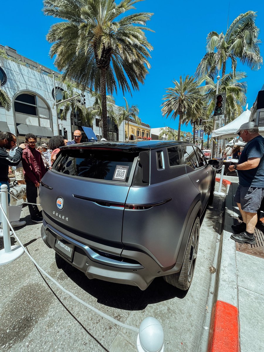 _dantevincent_'s tweet photo. So glad I got to see the new Fisker Ocean in person at the Rodeo Drive Concours d'Elegance. Reserved mine in March and hope to be in the drivers seat soon. https://t.co/e4y9ehZUPh