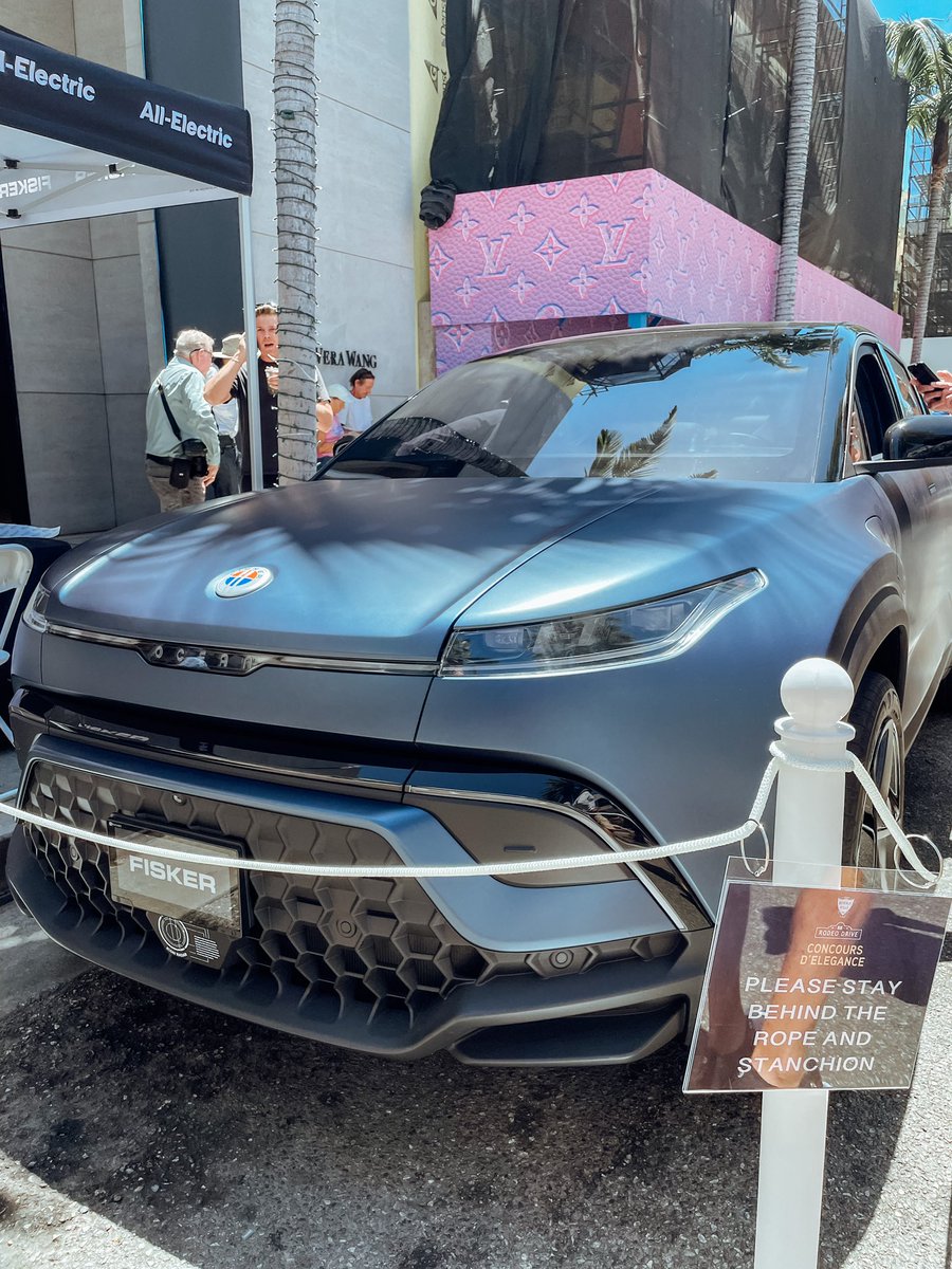 _dantevincent_'s tweet photo. So glad I got to see the new Fisker Ocean in person at the Rodeo Drive Concours d'Elegance. Reserved mine in March and hope to be in the drivers seat soon. https://t.co/e4y9ehZUPh