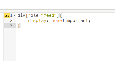 Singh_Jasminder's tweet photo. I have injected this to @facebook css in my browser. These three lines saves hours of time for me. https://t.co/Y8tQioHArU