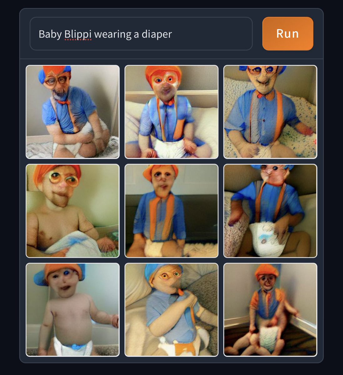 MatzahNaut's tweet photo. #dalle2 #blippi https://t.co/nhW2r6TLJl
