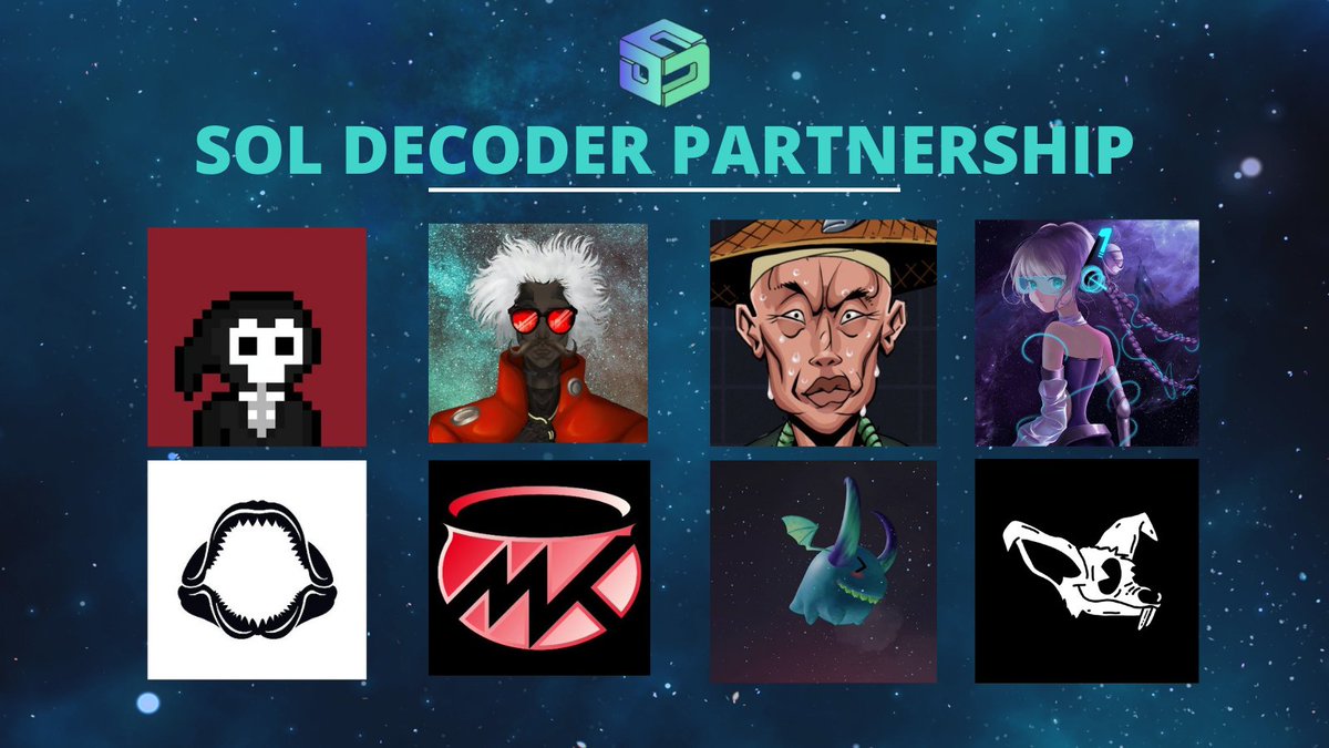 Welcome to SOL Decoder🤖❗️

Projects which implemented our bots this weekend🤝
<a href="/DeBonesDAO/">Oh!Bones</a> 💀
<a href="/droidcapital/">DROID</a> 🧠
<a href="/DegenDojoNFT/">Degen Dojo NFT {⛩️}</a> ⛩️ 
<a href="/meta_Kitchen/">metaKitchen</a> 🔪
<a href="/shark_lounge/">Shark Lounge 🦈</a> 🦈
@NezumiDominion 😼
@AkachanDoragon 🐉
<a href="/Zodiacnftworld/">Zodiac World 🧙‍♀️</a> {Z}

Any questions about the bots?
Join discord.gg/sol-decoder