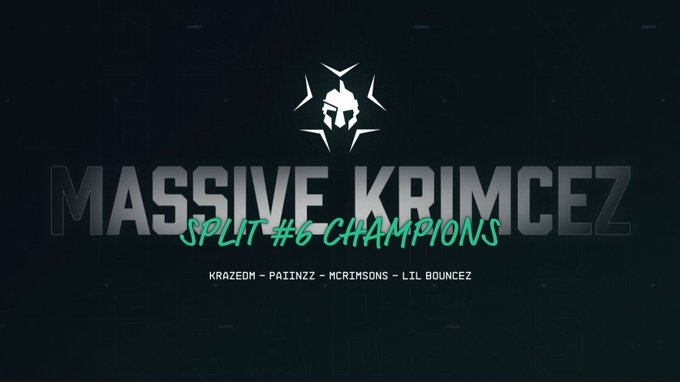 🏆 Congrats to MASSIVE!

✅ Krazed &amp; Crim finish Gears 4 AND Gears 5 on top
✅ PaiiNzZ retains his #1 spot from the Rated R era
✅ Bouncez cements himself as a legend of Gears EU
✅ MASSIVE don't drop a single series the entire event

The absolute 🐐's of EU Gears 5 <a href="/EGL/">EGL (Esports Gaming League)</a>   (1/3)