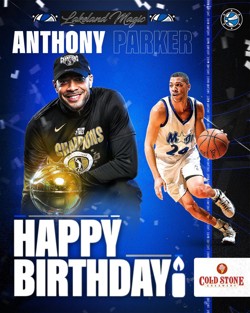 🥳Happy Birthday to Lakeland Magic Legend <a href="/_AnthonyParker/">Anthony Parker</a> !! 🎉