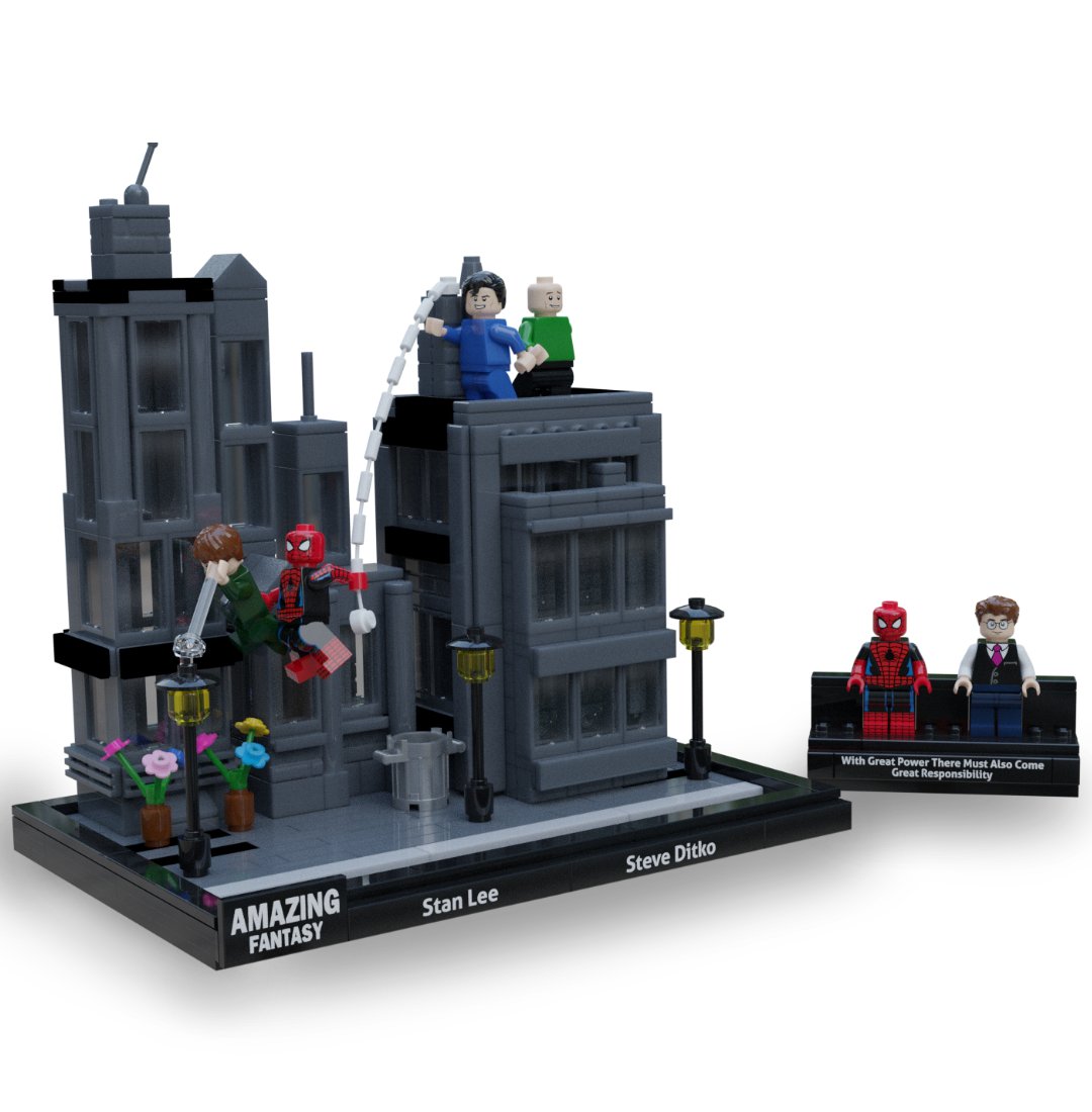 BrickBoyLEGO's tweet photo. CUSTOM SET
First Appearance Collection: Amazing Fantasy Set
#lego #legoart #legoartist #legofanart #legofandom #legoafol #afol #adultfanoflego https://t.co/51dxCW0X9n