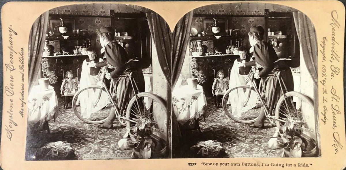 scowlingmonkey's tweet photo. I only have one #stereoview of a cyclist that I took myself (pic 1).
However, as you can see from these antique #stereocards I own, cycling has been a subject of #stereoscopic photos for well over a hundred years!
@londonstereo
@DrBrianMay
@brianmaycom
#StereoscopyDay https://t.co/tGPCefu6Oc