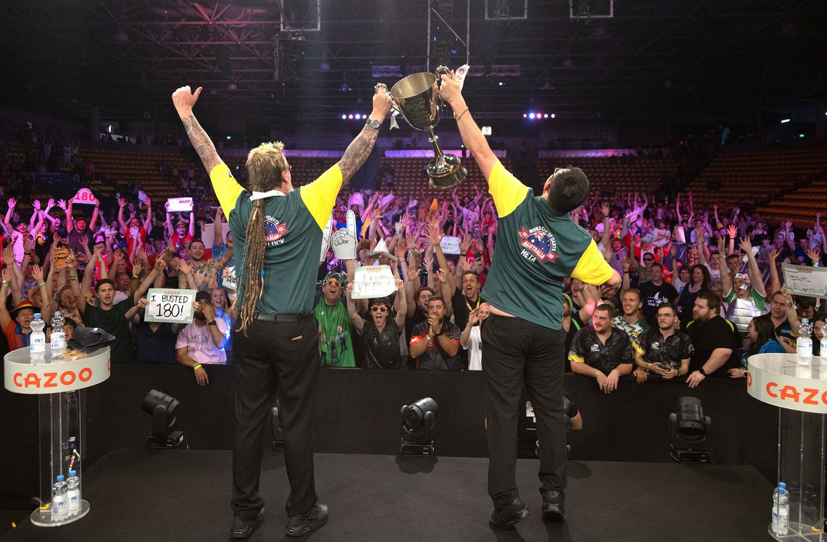 SWhitlock180's tweet image. Yeeeeeeeesssssssssssss - We have done it - the pinnacle of my long career - lost for words - @DamonHeta180 was awesome…. I am so proud for us both, for Australia and for my past team mate Kyle 🙏—- thank you everyone I am the happiest person in the world right now 🥰🏆🥇