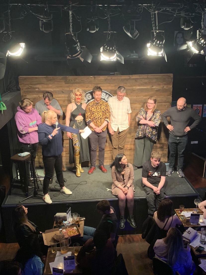 beckcomedy's tweet photo. Back at the frog and bucket on 4th July with @FreddyQuinne as host get your tickets here https://t.co/3IDmnpnvNS also please retweet https://t.co/JC9YHLDZTw