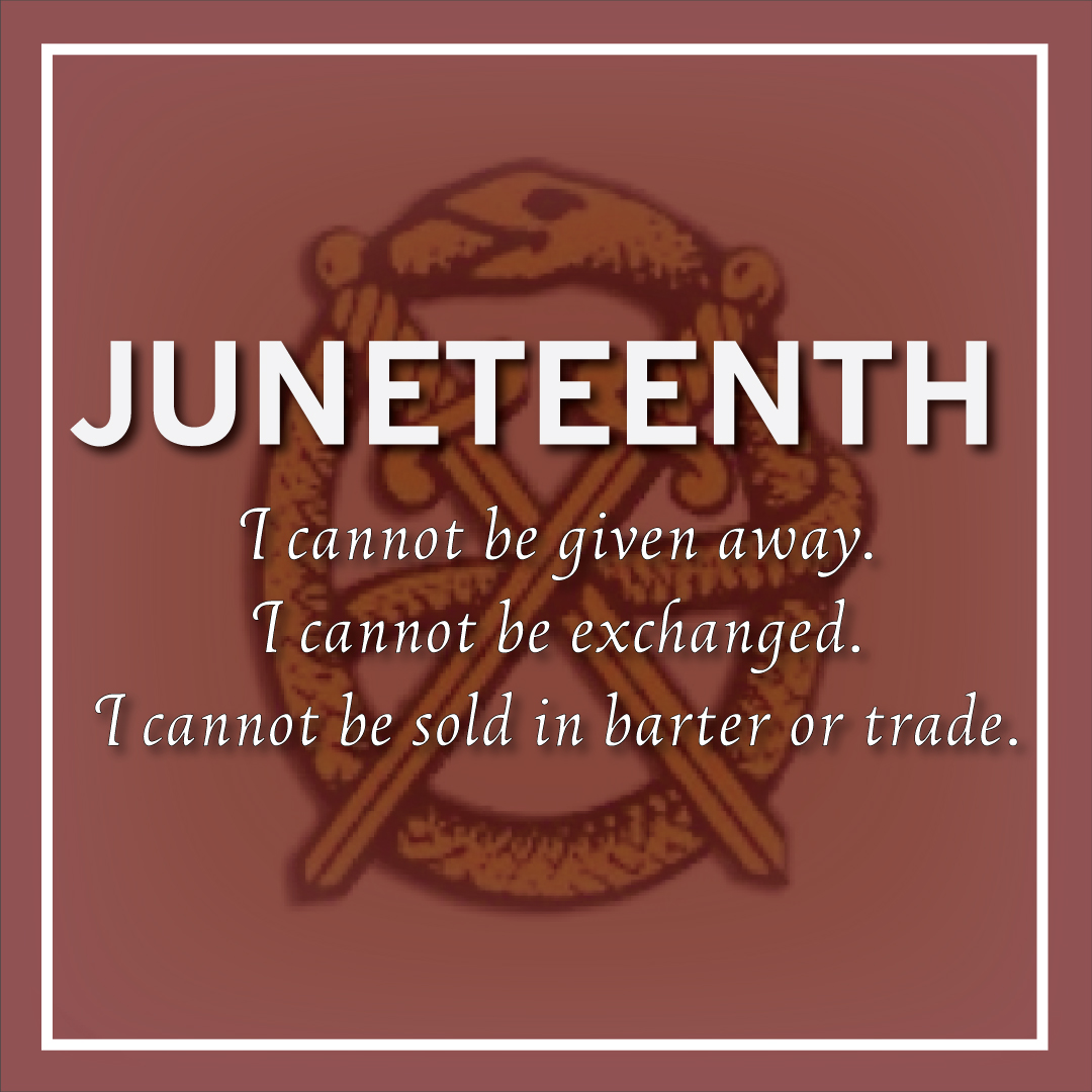 Theta Chi pauses today to reflect on the significance of June 19, 1865, and to celebrate the end of slavery in the U.S.
The Resolute Men of Theta Chi strive to honor the freedoms we are afforded as we serve our God, our country, and our fellow-man.