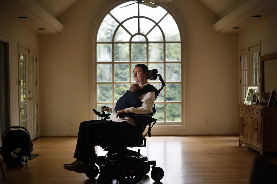 UnitedSpinal's tweet photo. Happy Father's Day! Our board member, Josh Basile, reflects on the gifts and challenges of being a #quadriplegic father in his recent @washingtonpost piece: https://t.co/LBox5M45s6 https://t.co/squVbx5tSE