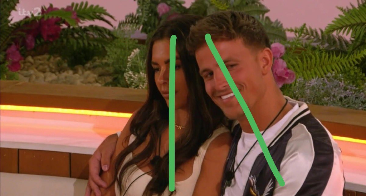 vzvyr's tweet photo. The green lines never lie #LoveIsland https://t.co/u4VsabfyGD