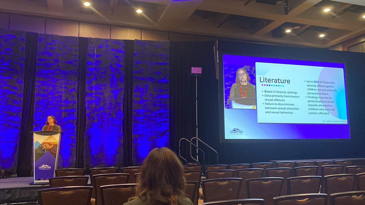 RyanneChisholm's tweet photo. Last session @CPA_SCP for this year! Waiting to see @crystalmundypsy’s talk “exploring the heterogeneity on non-offending child attracted persons” #cpa2022 @ForensicStfx https://t.co/SsOZKP4RWQ