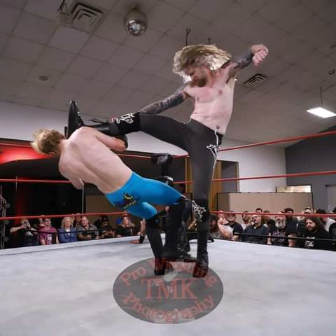 Richter_Scale82's tweet photo. Continued our path of destruction at @ESWWrestling 
#EdgeOfHope https://t.co/seV6GiqBxR