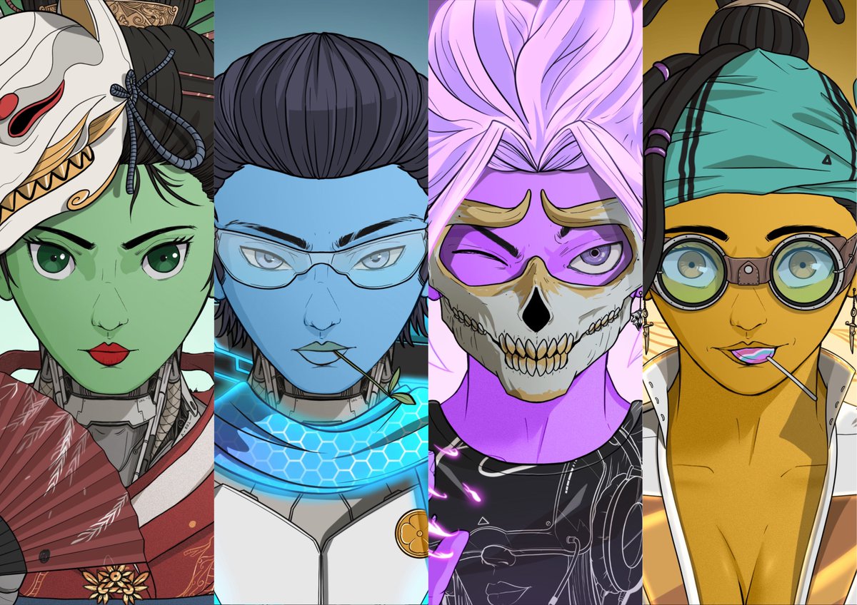 AlyaValley's tweet image. 1/6 THE CLANS - Alya was built with the vision of bringing together investors, traders, degens &amp;amp; builders to make a competitive and innovative community. The Valley is organized into 4 clans, each with a precise role in the Valley organisation 🔮🛠️💫🍃