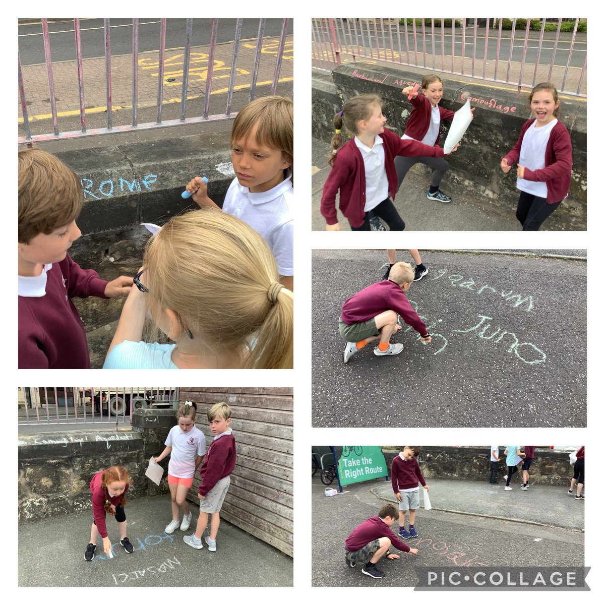 🕶☀️🍃 We took advantage of the summer weather and practiced our spelling words outdoors 🍃☀️🕶