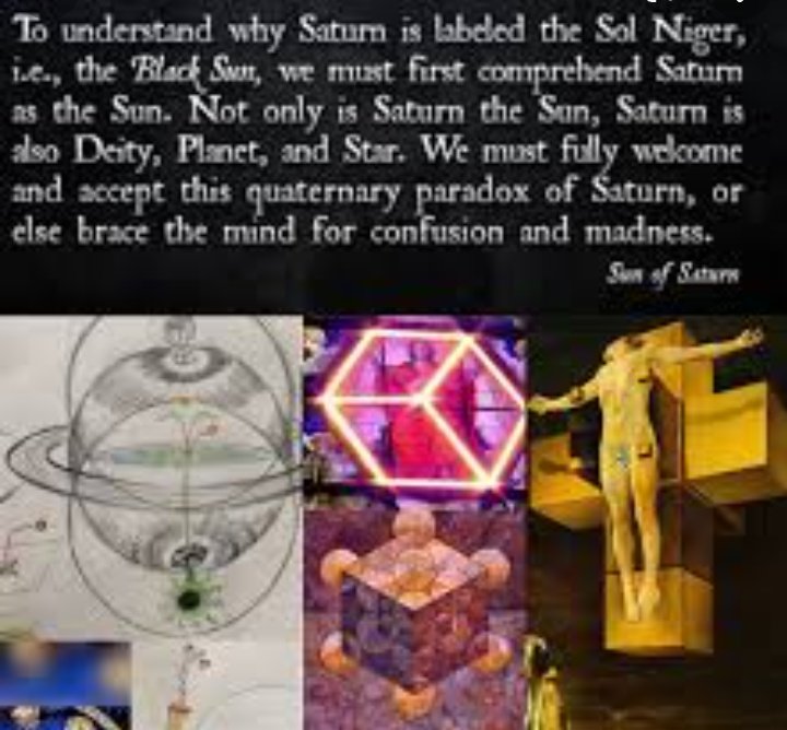 "Saturn can be regarded as the planetary Dweller of the Threshold, for Humanity as whole has to face that Dweller as well as the Angel of the Presence, and in so doing discover that both the Dweller And the Angel are that complex duality which is the Human Family"