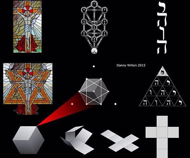 The Cross represents Matter, the Zodiac & TIME. As stated, Saturn's Glyph represents the Soul seeking to Rise Above the Cross of Matter.
The Cross collapses into a Cube. Tilt the Cube & you have the Hexagram or Merkaba.
Ascension through Christ Consciousness. Lead to Gold.
🔚