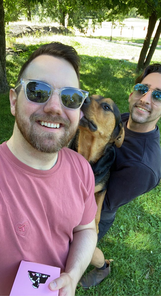 chaoticallydan's tweet photo. Got to meet TWO great boys today. 🥰 https://t.co/aJDAj3V35r