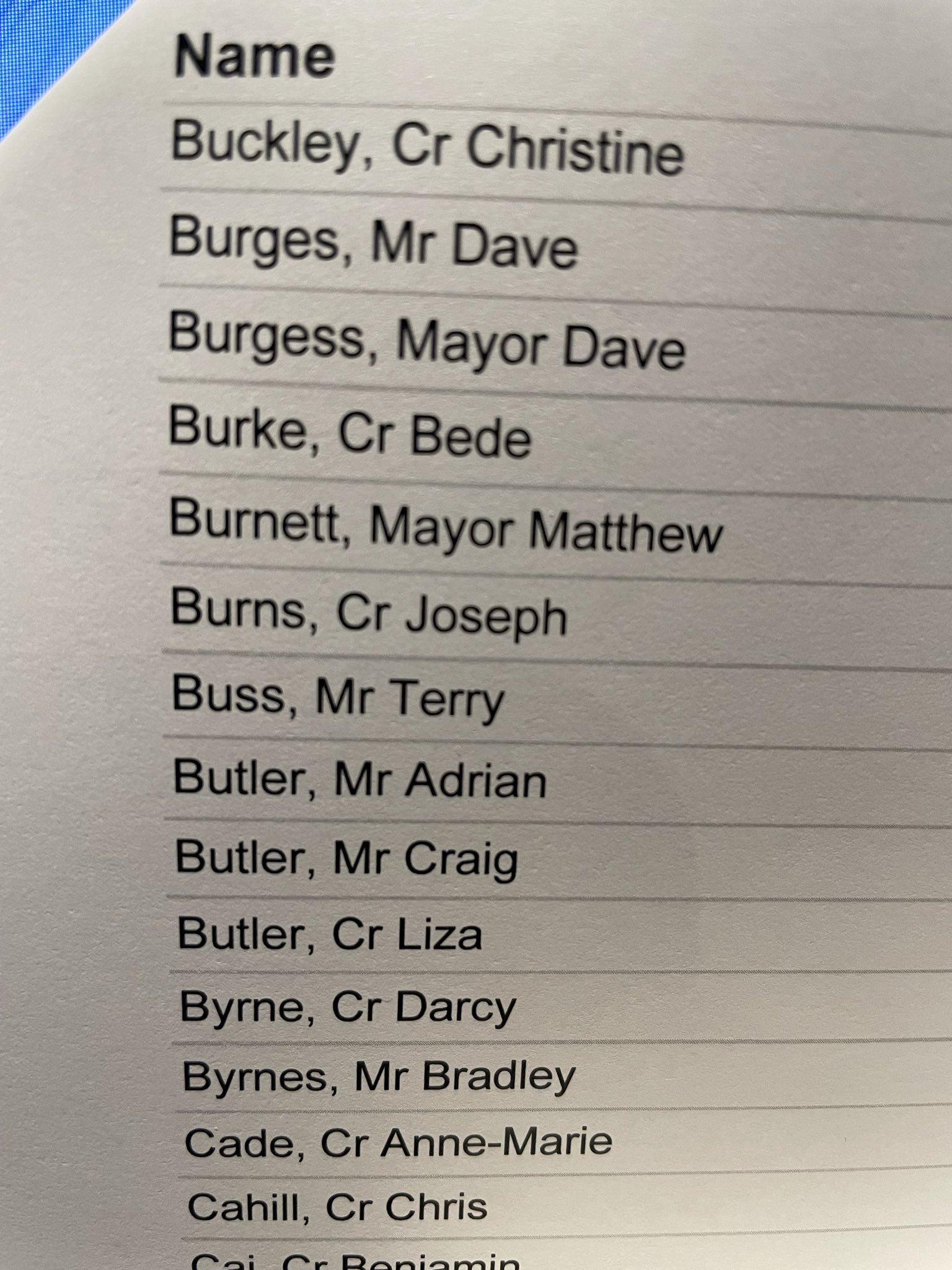 Stephen Mayne On Twitter From The Participants List In The Delegates 