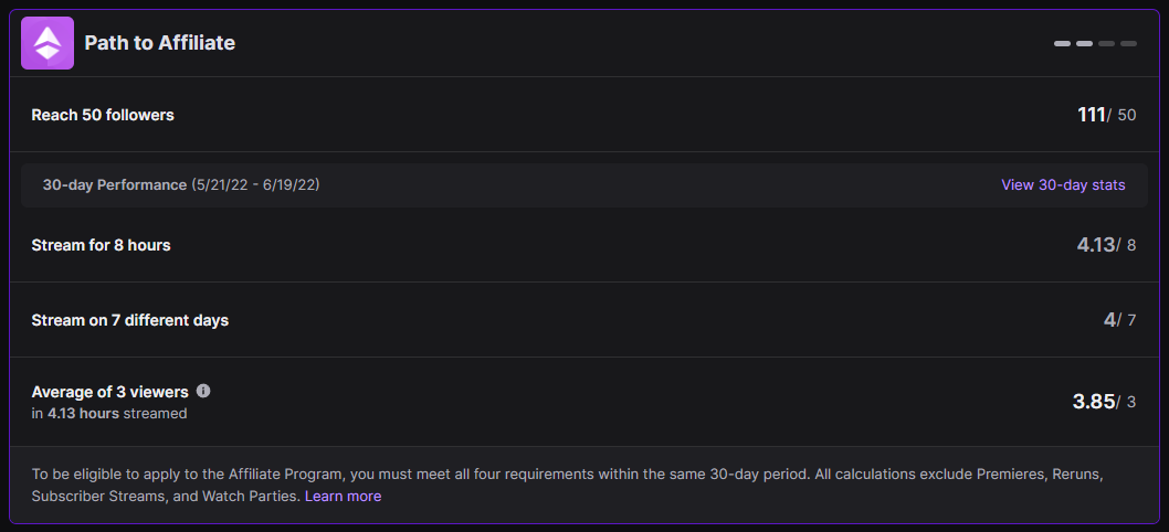 CozyPandy's tweet photo. Urgh!! Why does this always happen to me I'M SO FUNKING CLOOOOSSEEEE. If only it would complete itself xD #Twitch #SmallStreamer #QuestToAffiliate #SuperClose #HelpMePls #JustNeedingDemViewersPls https://t.co/Og3AFzULbx